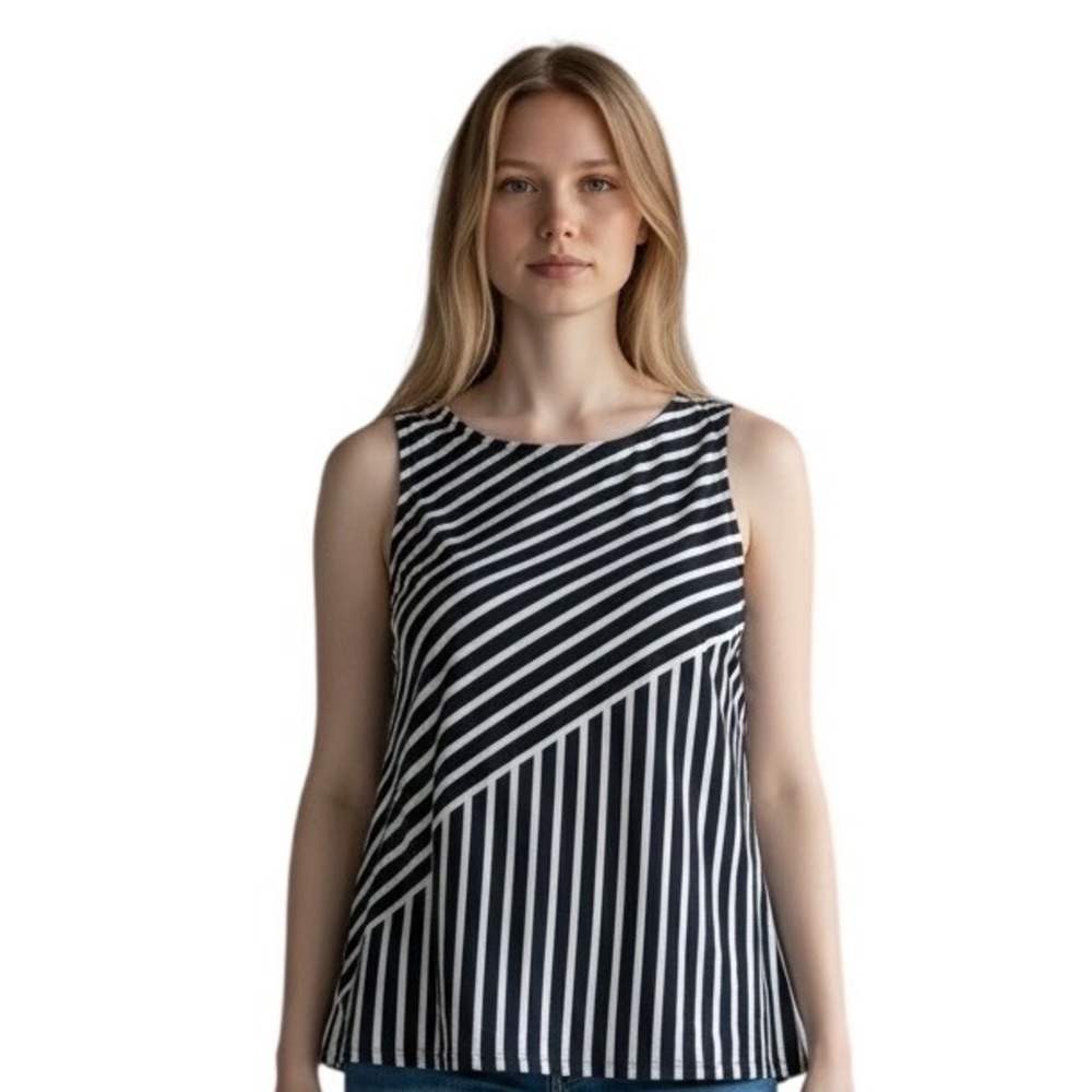 Lands' End Tankini Swim Top With‎ Built-in Bra 16W